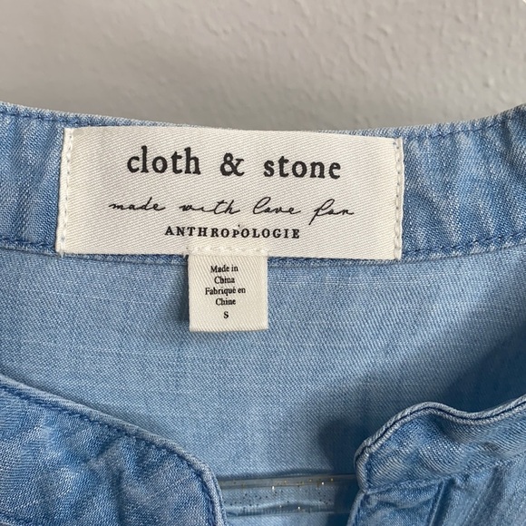 Cloth & Stone for Anthropologie Small Denim Dress - Picture 7 of 9